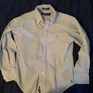 Boys Polo Ralph Lauren Blue Dress Shirt